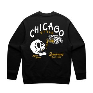 import placeholder for chicago speakeasy 1920 prohibition crewneck 32599111