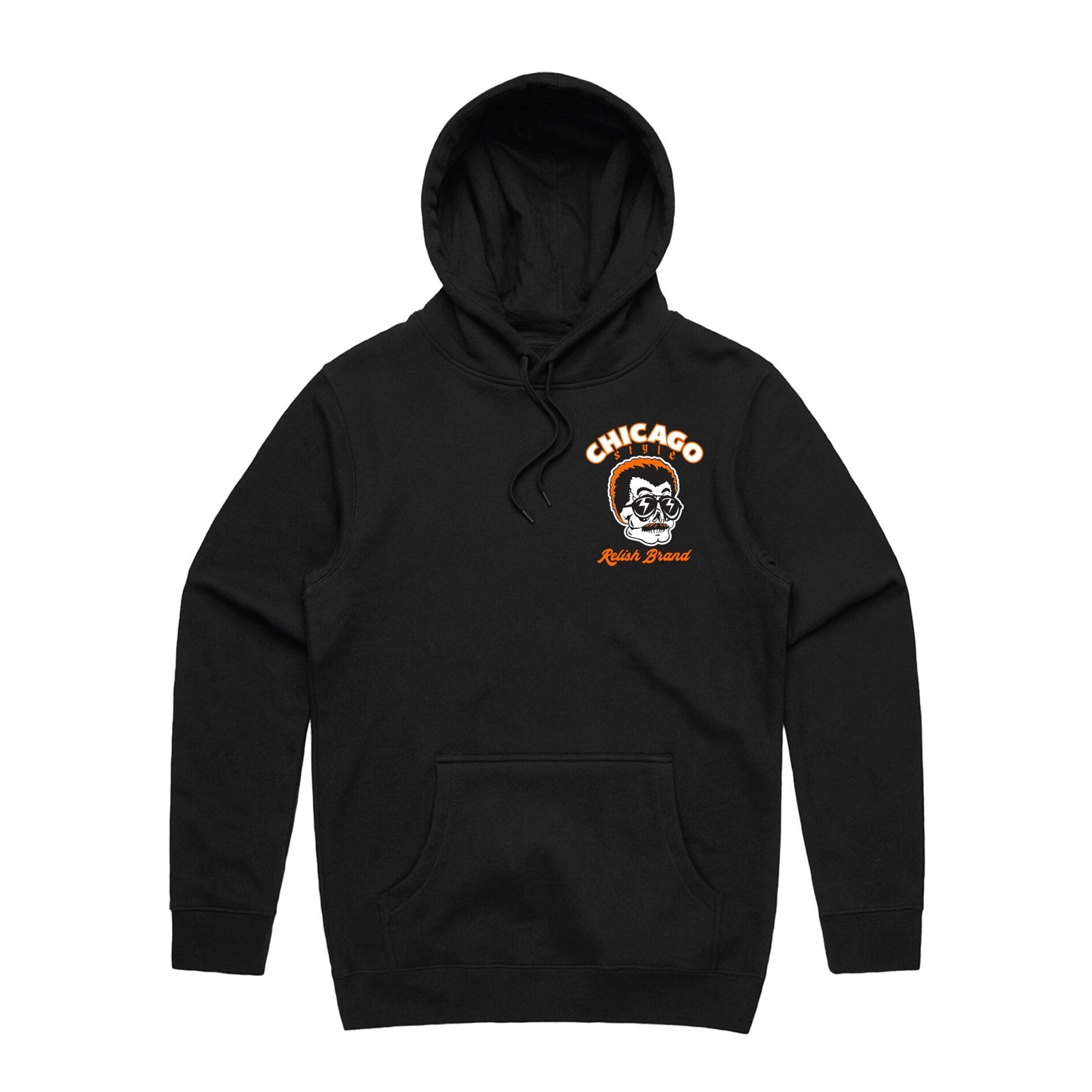 don't be plain chicago style coach pullover hoodie black