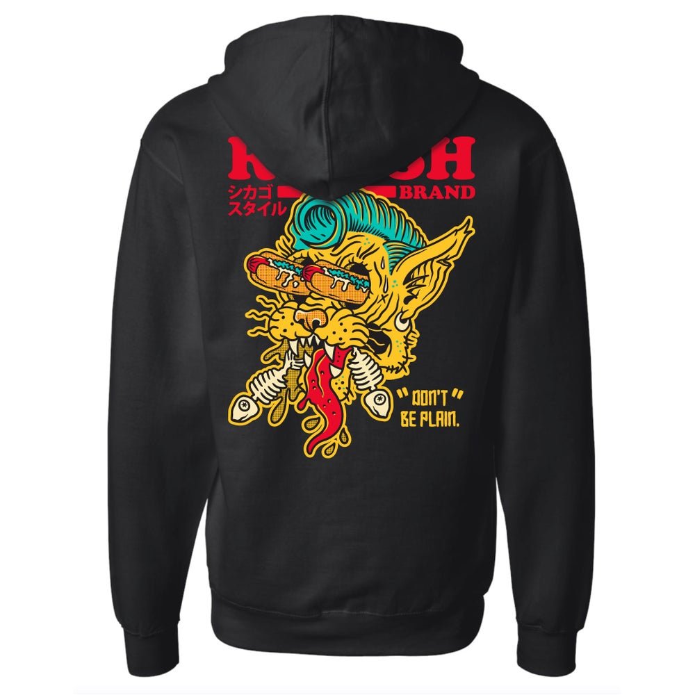 hot dog cat don't be plain. heavyweight hoodie hot dog cat don't be plain. heavyweight hoodie